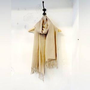 THEORY Classic Fringed Cashmere Scarf